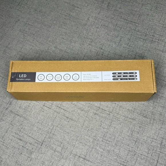 Sparkle & Co. LED Portable Lamp Rechargeable Desk Light Nwt - Picture 6 of 10